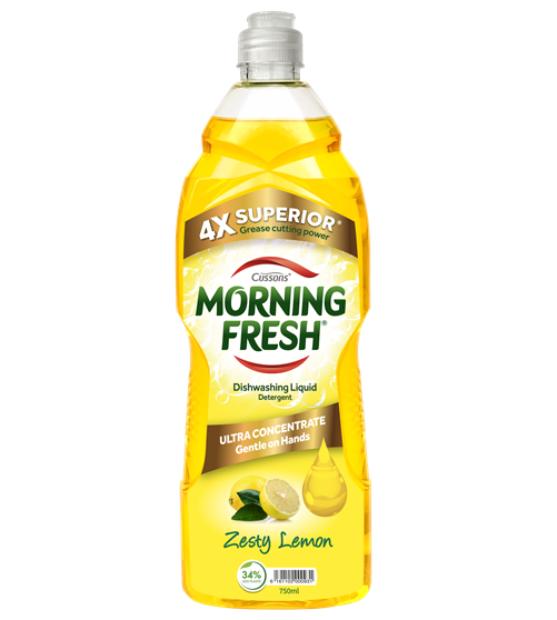 Morning Fresh Dish Washing Liquid Zesty Lemon 400ml